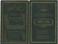 Joice E Willis - E.L. Willis Death Notices 1887
